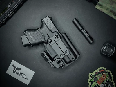 Davis Tactical IWB Kydex Concealment Holster For Glock 26/27 - Image 1 of 4