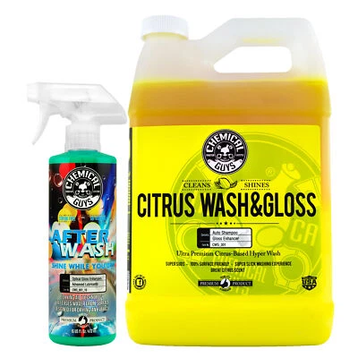 Chemical Guys - Citrus Wash and Gloss Car Wash Soap (1 Gal) & After Wash (16 oz) - Image 1 of 4
