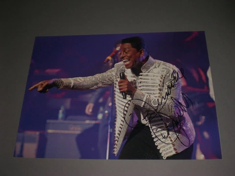 Jermaine Jackson  signed autograph Autogramm 8x11 inch photo in person Cover
