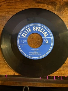 JOSEPH SCHMIDT tenor - 45 rpm ELITE Special Label (rare) - Picture 1 of 2
