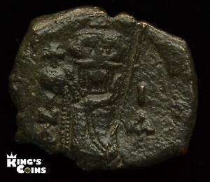 *Kings* Sear 1108 Constans II 641-668 Follis Syracuse Byzantine 5.6gm 27mm