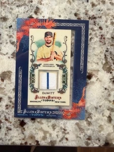 2011 TOPPS ALLEN & GINTER MINI RELIC CARD CUBS BLAKE DEWITT #AGR-BD - Picture 1 of 2