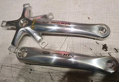 Shimano 105 Doppelkurbelgarnitur FC-5502 (teilweise) Octalink V1 175mm *NOS/NEU* - Bild 1 von 4