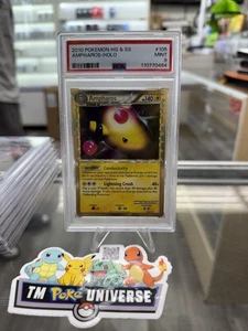 2010 POKEMON HEARTGOLD AMPHAROS PRIME #105 ULTRA RARE PSA 9 MINT #114901876 - Picture 1 of 2