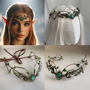 Vine Design Headpiece Bridal Style Fairy Diadema New Gothic Headband - Photo 1/4
