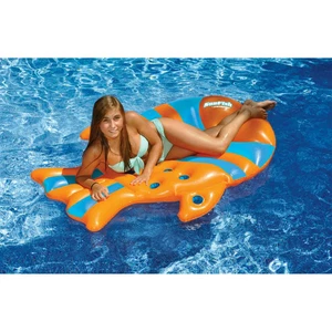 Swimline 60.5" Inflatable Orange and Blue Sun Fish Swimming Pool Float Raft NEW - Picture 1 of 8