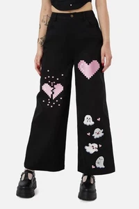 Black Friday Dangerfield Ghostie Emb Pant Size 12 M  - Bild 1 von 7