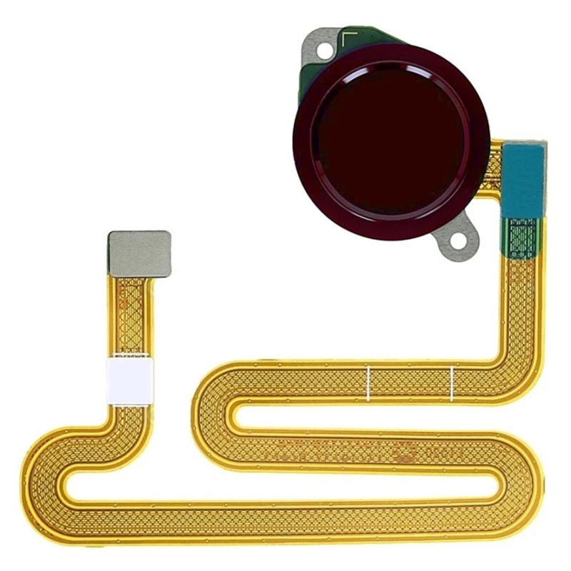Button Home/Footprint Compatible For Motorola Moto G8 Plus Cable Flex Red - Image 1 of 1