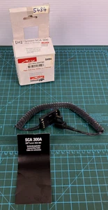 Metz SCA 300A Adapter Cable System SCA 300 Black 5484 Germany Camera Flash - Picture 1 of 6