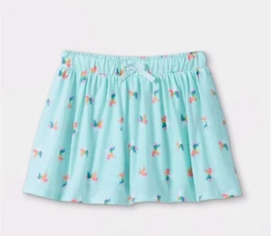 NEW CAT AND JACK SKORT  SIZE XSmall 4-5, Green Unicorn  - Picture 1 of 3