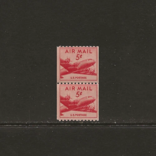 US Scott #C37 Pair Fine/Very Fine MNH Cat. Value $2.10              #fth - Image 1 of 1
