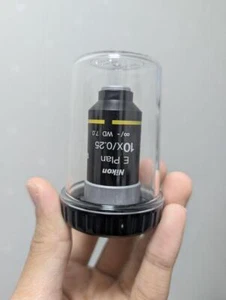 Nikon E Plan 10X/0.25 Objective Lens Science goods collection - Picture 1 of 3