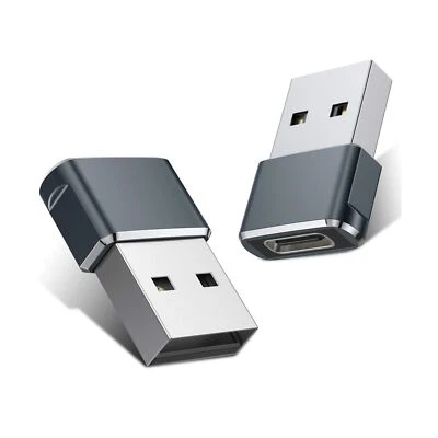 Basesailor USB to USB C Adapter 2Pack,USBC Female to A Male OTG Charger Type ... - Image 1 of 4