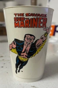 SAVAGE SUB-MARINER Marvel Super Heroes 7-11 CUP 1975 Large Version - Picture 1 of 2