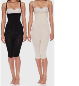 Control Body High Waist Control Full Body Long Shaping Shorts Open Breast 410604 - Picture 1 of 6