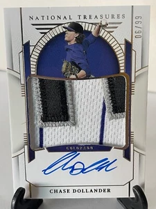 Chase Dollander Auto Jumbo Patch #06/99 2024 Panini National Treasures Rockies - Picture 1 of 2