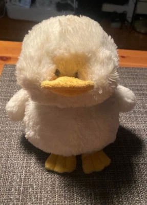 Ganz Webkinz Yellow and White Duck Plush Toy Stuffed Animal Approx. 8" - Rare - Image 1 of 4