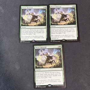 Nissa's Renewal Mtg Magic the Gathering Rare 180/274 Battle for Zendikar 3 - Picture 1 of 4