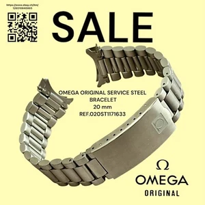 OMEGA ORIGINAL SERVICE STEEL BRACELET 20 mm REF.020ST1171633 - Imagen 1 de 9