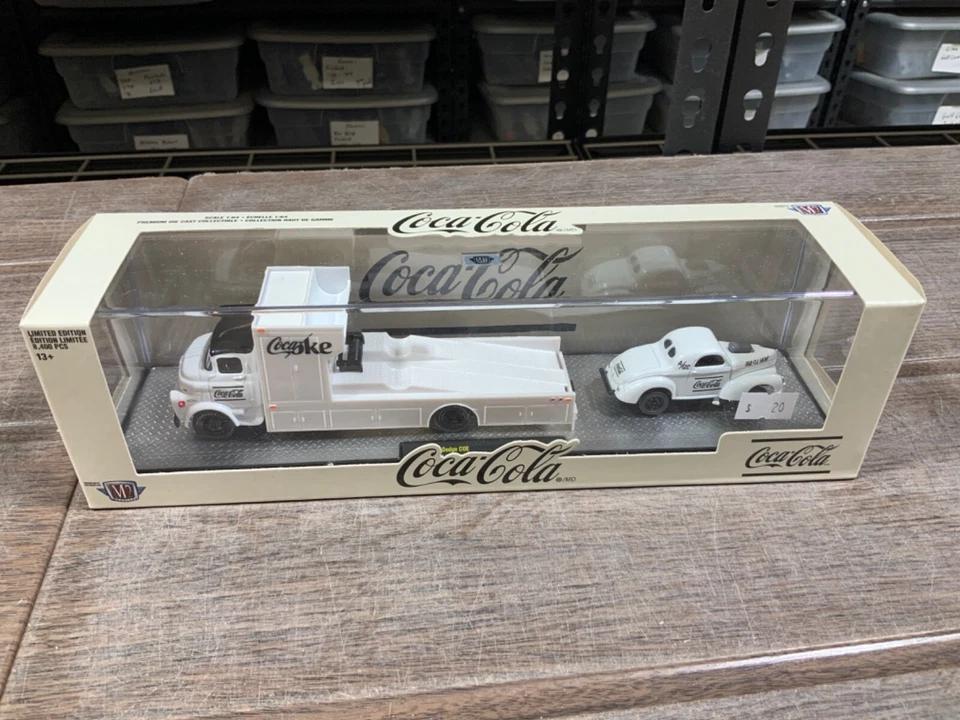 M2 MACHINES TRANSPORTERS 1941 WILLYS COUPE GASSER TW19 WHITE - Image 1 of 1