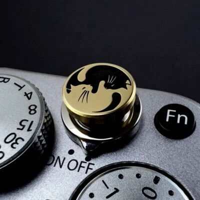shutter button shutter release button Brass Cat Suitable for Nikon  Leica - Image 1 of 4