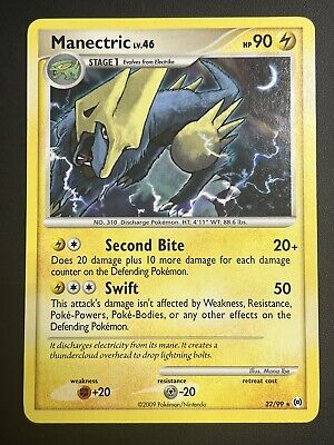 MP Manectric 22/99 Arceus Regular Rare Pokemon Card