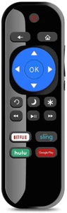 Telecomando NS-RCRUS-17 per Smart TV Insignia Roku con Netflix Sling hulu Google - Foto 1 di 6