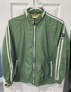 Gap Kids Green Windbreaker Jacket With Hood Size Large 10 - Picture 1 of 3