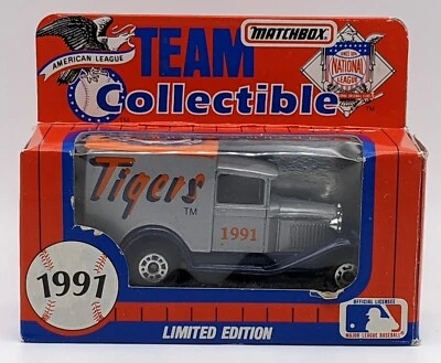 Camión diecast Matchbox 1991 Team Collectible Detroit Tigers edición limitada  Foto 1 de 4