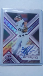 Griffin Roberts Autographed Purple Aspirations Parallel Serial Numbered #023/100 - Picture 1 of 2