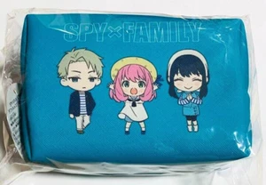 SPY x FAMILY Mini Square Pouch Loid Yor Anya Forger 11x15x8 Anime Jump JAPAN - Picture 1 of 2