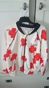 Mini Rodini Jacke Collegejacke 128/134 8-9 Jahre Mädchen Kleeblattmotiv - Bild 1 von 6
