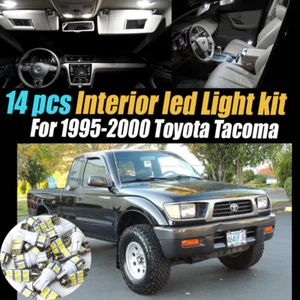 14Pc 6000k White Interior LED Light Bulb Kit Pack for 1995-2000 Toyota Tacoma - Foto 1 di 9