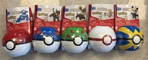 MEGA Pokeball Building Sets (4) Popplio, Litleo, Rowlet, Pancham see description - Picture 1 of 5