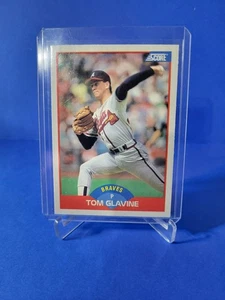 1989 Score Baseball Tom Glavine #442 Atlanta Braves HOF  - Picture 1 of 3