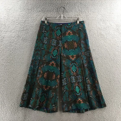 Pantalones Capri Essential Culotte by Anthropologie pierna ancha para mujer 8 piel de serpiente múltiple Foto 1 de 4