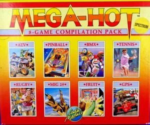 SINCLAIR ZX SPECTRUM -- MEGA-HOT: 8-GAME COMPILATION PACK (CODEMASTERS) - Picture 1 of 7