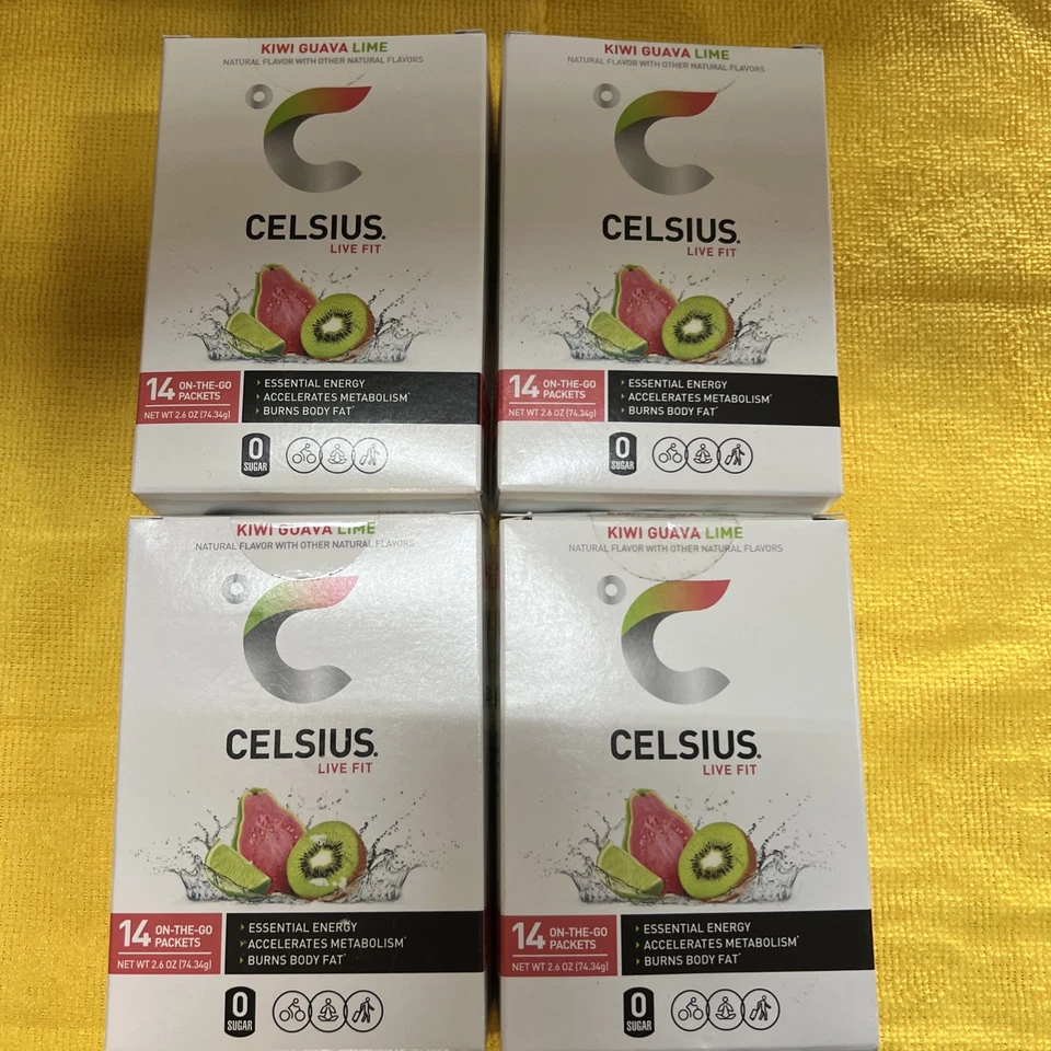 Celsius Live Fit Dragon Fruit Lime Powder - 14 Servings