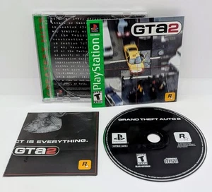 Grand Theft Auto 2 Sony Playstation 1 PS1 GTA 2 CIB Complete Map Manual - Picture 1 of 4