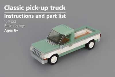 LEGO®｜Custom Set｜Norton74 - Classic Pick Up Truck｜USED, Assembled｜FREE SHIPPING - Image 1 of 4