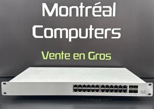 Cisco Meraki MS125-24P 24-port Gigabit PoE+ 4-port SFP+ 10Gb Switch *Unclaimed* - Picture 1 of 6