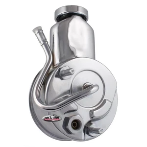 Tuff Stuff 6192A Saginaw Power Steering Pump, Keyed Shaft, Chrome - Picture 1 of 4