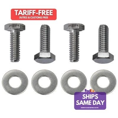 Trans-Dapt 9781, Set of 4 Chrome Steel V.C. Chrome Bolt Performance Racing Parts - Image 1 of 4