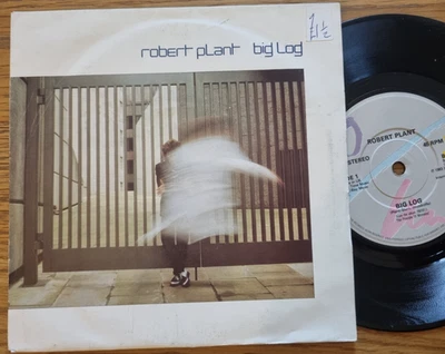 ROBERT PLANT (LED ZEPPELIN) - BIG LOG - 7" 45 VINYL RECORD – 1983 WEA - Image 1 of 3