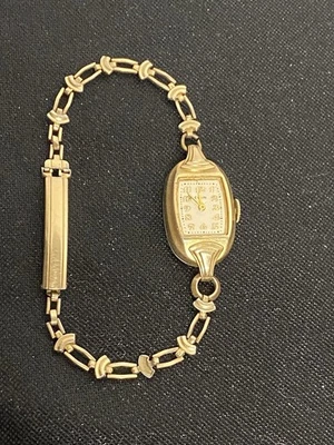 Old Mechanical Lady’s Elgin 541 15J 1940s 12k Gold Filled Vtg Watch Wadsworth - Image 1 of 4