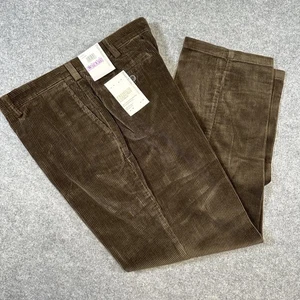 Pantalones Perry Ellis Algodón Para Hombre 38x30 Marrón Premium Pana Calce Relajado Tierra - Imagen 1 de 10