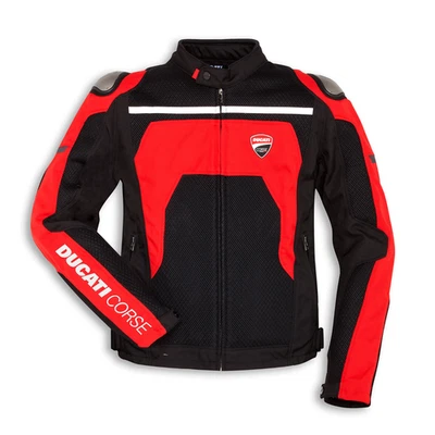Jaqueta de tecido Ducati Corse tex C5 – Jaqueta masculina têxtil para motociclismo - Imagem 1 de 3