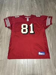 Auténtica camiseta de fútbol americano Reebok San Francisco 49ers #81 Terrell Owens NFL talla 54 - Imagen 1 de 4