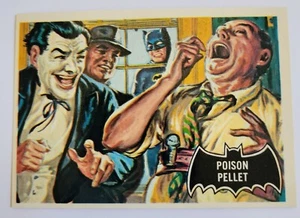1966 Topps TCG Batman Trading Card #11 Poison Pellet 1989 Reissue MINT  - Bild 1 von 2