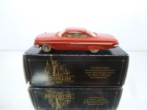 BROOKLIN MODELS BRK44 CHEVROLET IMPALA COUPE SPORT 1961 - RED 1:43 - GOOD IN BOX - Imagen 1 de 6